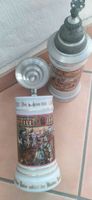 Bierkrüge aus Porzellan mit Zinnbdeckel Hessen - Reinheim Vorschau