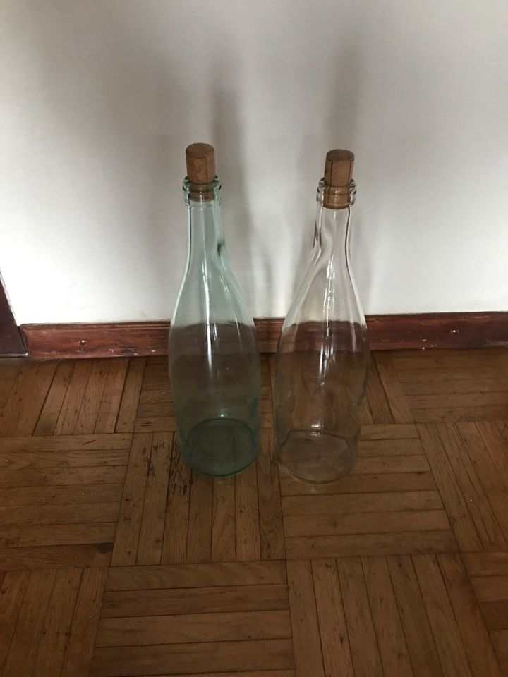 Weinschlegelflaschen, Weinflaschen, 1l, weiß in Dielheim