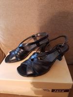 Sandalen schwarz Leder Jana 3,5 - neu Bayern - Waldmünchen Vorschau