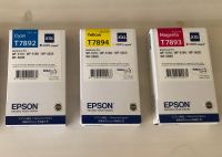 Epson Druckerpatronen Set T7892 cyan T7893 magenta T7894 yellow Niedersachsen - Stade Vorschau