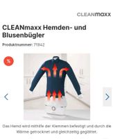 CLEANmaxx Hemden- und Blusenbügler das Original Hessen - Kassel Vorschau