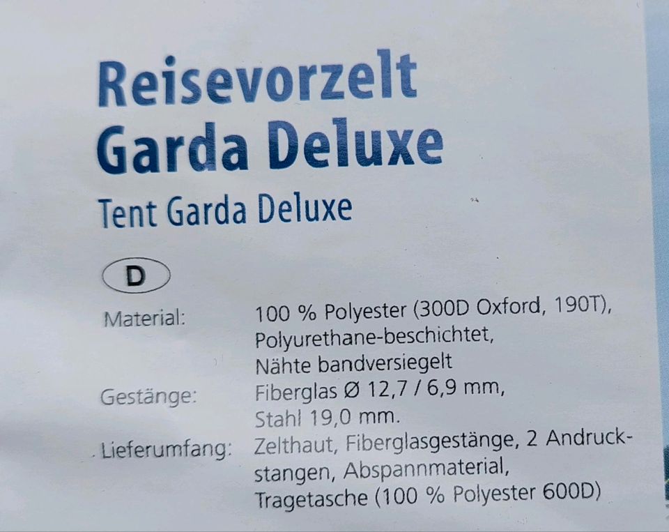 Vorzelt Garda Deluxe Berger in Rödermark