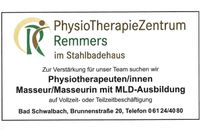 !Wir suchen - Physiotherapeuten/innen & Masseure/innen(m/w/d) Hessen - Bad Schwalbach Vorschau