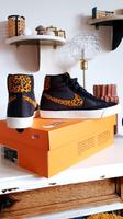 Nike Blazer mid 77 Leopard schwarz Sneaker Chucks Leder Gr. 38 Nordrhein-Westfalen - Mönchengladbach Vorschau