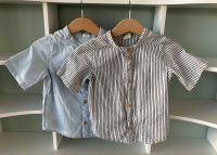 H&M Hemd, Kurzarmhemd, Sommerhemd, 2 Stück, blau, 80 Bayern - Beilngries Vorschau