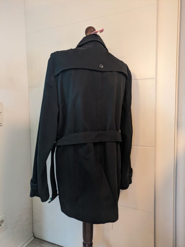 ❤️‍Selected Trenchcoat "Aron", Herren, schwarz, Größe XL❤️‍ in Kolbermoor