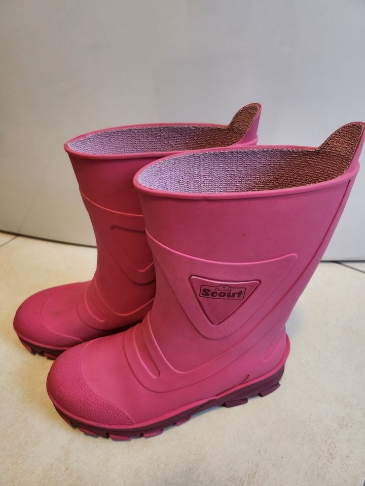 Gummistiefel Scout pink Größe 31 in Höckendorf