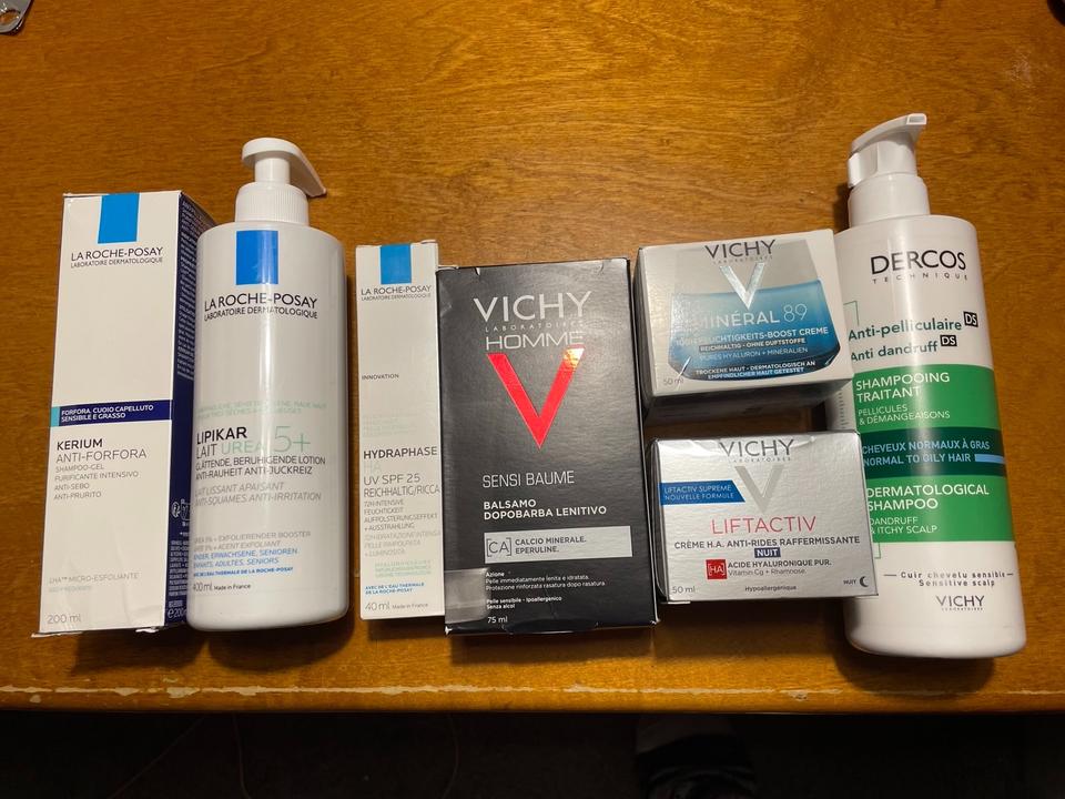 2x Gesichts Creme Bodylotion Shampoo Vichy La Roche-Posay NEU in Köln