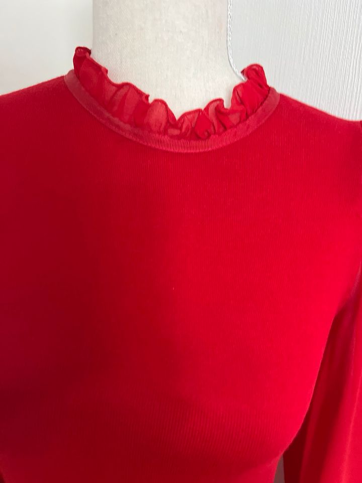 Dieses schöne rote Strick-Kleid von Promod in Größe S in Frankfurt am Main