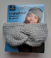 Stirnband Knoten Knotenstirnband Strick hellgrau tcm tchibo neu Nordrhein-Westfalen - Lage Vorschau