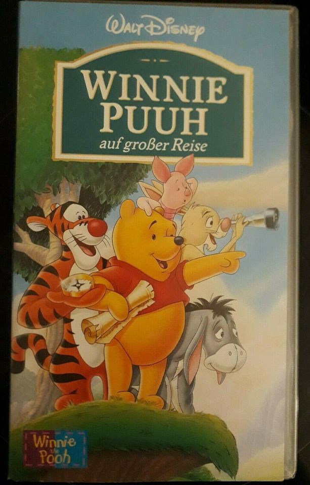 Walt Disney "Winnie Puuh auf großer Reise" VHS Video-Kassette in Grabfeld