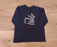 Sweatshirt Schlagzeug Größe S  in Nachtblau neu Nordrhein-Westfalen - Pulheim Vorschau