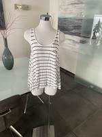 H&M Top weiß mit schwarzen Streifen Gr. S schwarz-weiß gestreift Nordrhein-Westfalen - Kerpen Vorschau