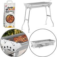 Camping Grill 4,6Kg Edelstahl mit 3Kg Grillbriketts Klappgrill Nordrhein-Westfalen - Hückeswagen Vorschau