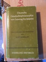 Deutsche Geschichtsphilosophie von Lessing bisJasper Baden-Württemberg - Pfullendorf Vorschau