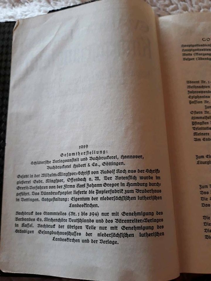 Evangelisches Kirchengesangbuch in St. Wendel