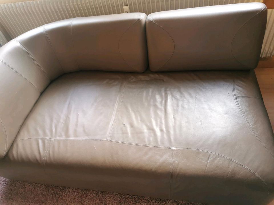 Echt Leder Designer Sofa Couch abzugeben in Oberhausen