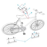 Wandhalter Halterung Fahrrad Plexiglas Acrylglas Mitte - Wedding Vorschau