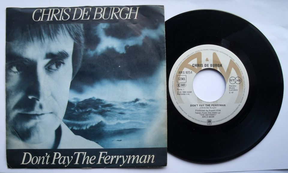 CHRIS DE BURGH DON´T PAY THE FERRYMAN Vinyl Single in Wesel