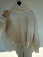 Weißer Strickpullover von Benetton Hessen - Groß-Gerau Vorschau
