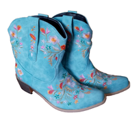 FGRID Damen-Cowboy-Kurzstiefel mit Blockabsatz Gr. 39 Niedersachsen - Springe Vorschau
