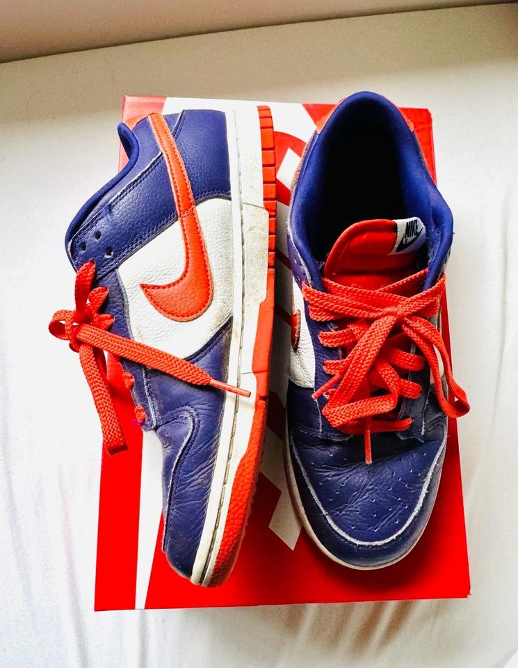 Nike Dunk Low Lila/Orange Nike By You Gr.41 in Hamburg