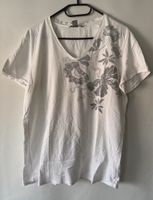 Shirt T-Shirt weiß grau Print floral Nürnberg (Mittelfr) - Nordstadt Vorschau