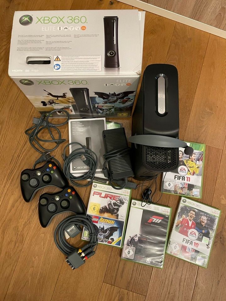 XBOX 360 Elite mit 120 GB HDD + 5 Spiele in Rösrath