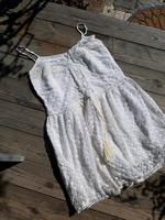 Sommer Kleid bestickt Esprit S Hippie Boho Baumwolle 36 creme Bayern - Bodenkirchen Vorschau