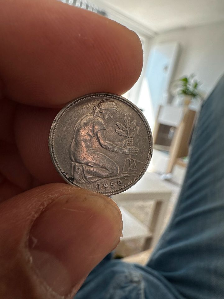 50 Pfennig 1950 J in Hannover