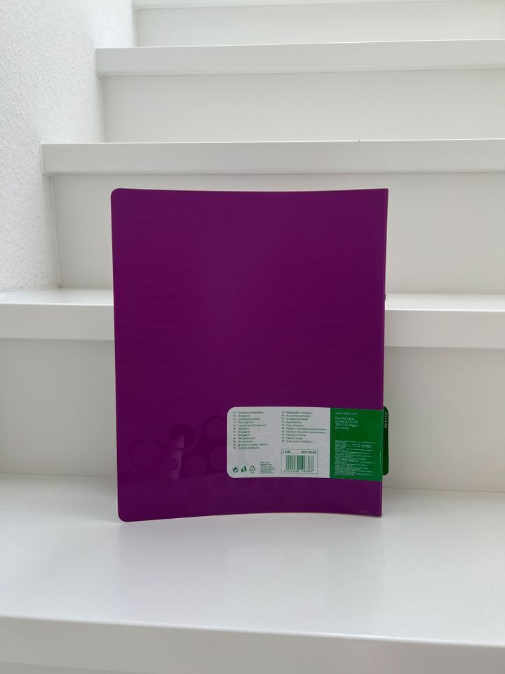 OVP Leitz Ringbuch 42570062 WOW A4 Violett Lila Metallic Ordner in Weissach