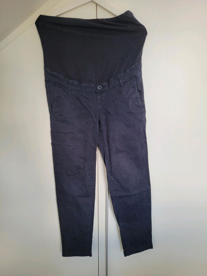 Umstandsmode Hose Chino dunkelblau von H&M / Gr 36 in Bitz