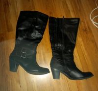 Schwarze Weitschaftstiefel Stiefel Gr. 42 Sheego Thüringen - Gößnitz Vorschau