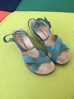 Neuwertige Hush Puppies Sandalen Keil Absatz Gr. 38 türkis Dresden - Neustadt Vorschau