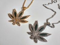 Halskette Pflanzenblattes, Cannabis, Hanf Dresden - Prohlis-Nord Vorschau