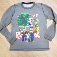 Roblox langarm Sweatshirt Pulli Pullover Sweatjacke gr.128 Nordrhein-Westfalen - Freudenberg Vorschau