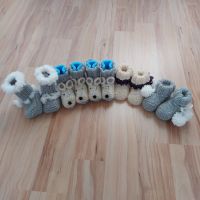 Babysocken,Babyschuhe,selbstgestrickt Gr18-19 . 100%Wolle. Nordrhein-Westfalen - Wiehl Vorschau