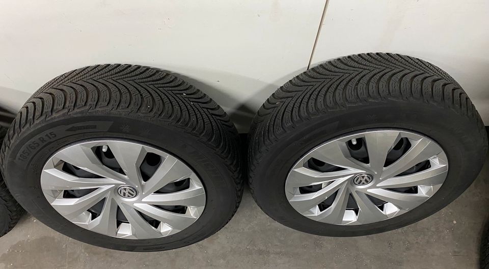 Winterräder, Winterreifen Satz VW Polo AW, Michelin 185/65R15 in Wetzlar