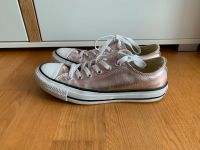 Rosé metallene Converse Schuhe - Gr. 38 Bayern - Vaterstetten Vorschau