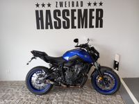 Yamaha MT07, Icon Blue, wenig Kilometer, Spiegel, kurzer KZH Mecklenburg-Vorpommern - Malchin Vorschau