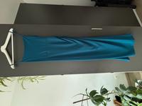 Abendkleid Abiball türkis/petrol Raffung Schlitz Gr. S/36 Niedersachsen - Lüneburg Vorschau