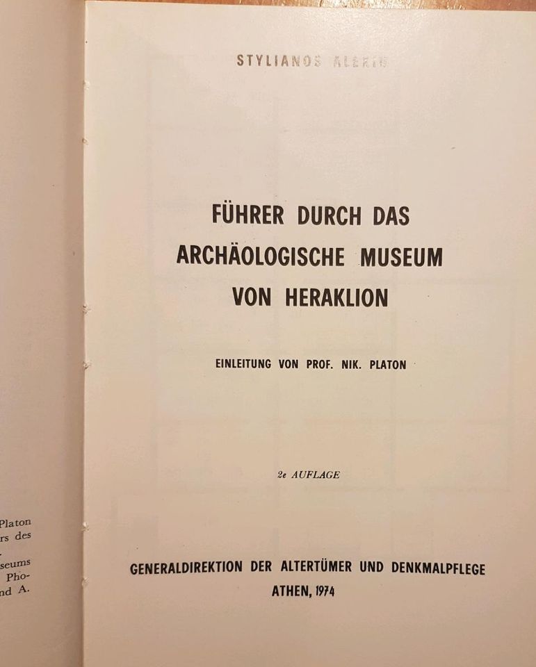 Führer durch das Archäologische Museum von Heraklion in Hamburg