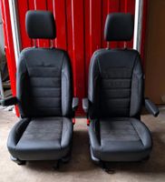 VW T5 T6 T6.1 LEDER ALCANTARA SCHWARZ SITZE SITZ DREHSITZ  FAHRER Nordrhein-Westfalen - Schloß Holte-Stukenbrock Vorschau