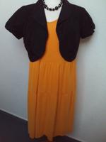Betty Barclay Jersey Kleid Orange + Jäckchen + Kette 1 x getr. 1A Hessen - Bruchköbel Vorschau