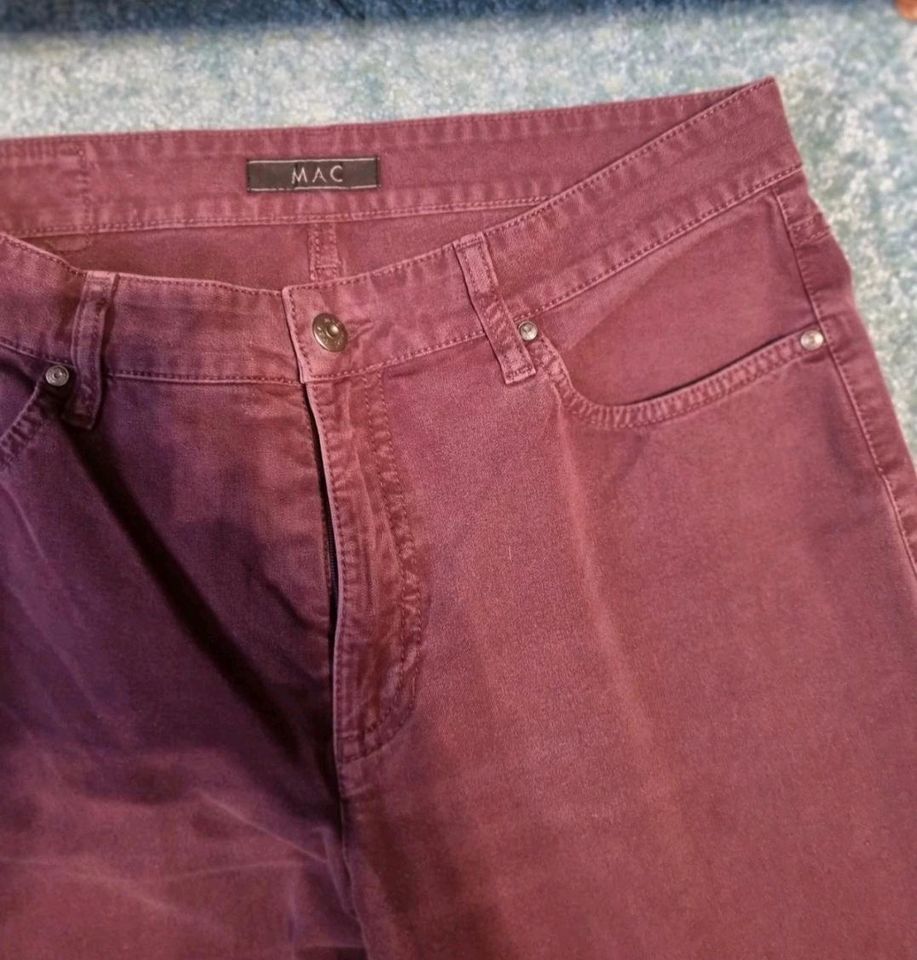 Mac Damen Jeans Gr 44 /32 lila violett in Werneck