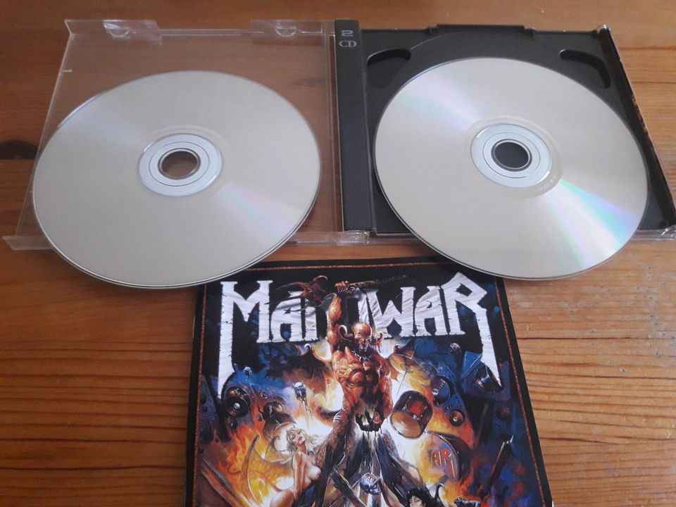 Doppel-CD Manowar Hell on earth live + 3 Song Bonus-CD, 1999 in Köln