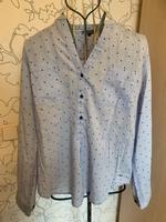 Bluse Tommy Hilfiger 40  L blau/gepunkt Hamburg - Altona Vorschau