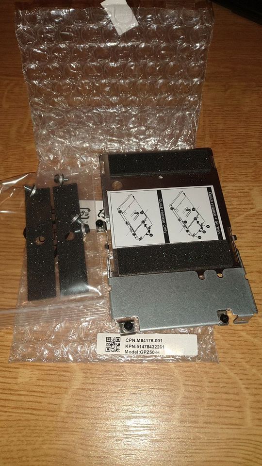 HP ZBook Einbaurahmen Festplatten Adapter SSD M84176-001 GPZ50 in Bobritzsch-Hilbersdorf