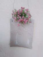 Vase getöpfert, handgemachte Keramik / shabby / vintage Look neu! Bayern - Straubing Vorschau