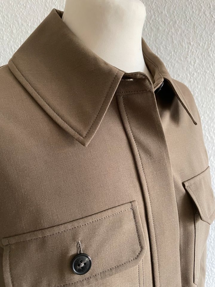 Closed Overshirt Bluse braun taupe Hemdjacke XS NP300€ in Haltern am See